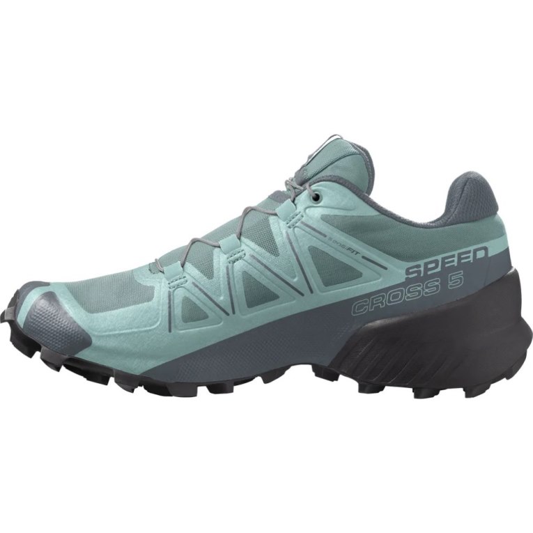 Turquoise Salomon Speedcross 5 Women's Trail Running Shoes | PH 45089E